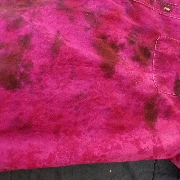 The Magenta Monster - Tie Dyed cotton camp shirt - Picture 6 of 6